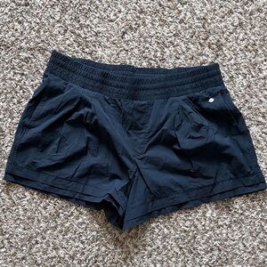 Women's Dark Blue Athletic Shorts